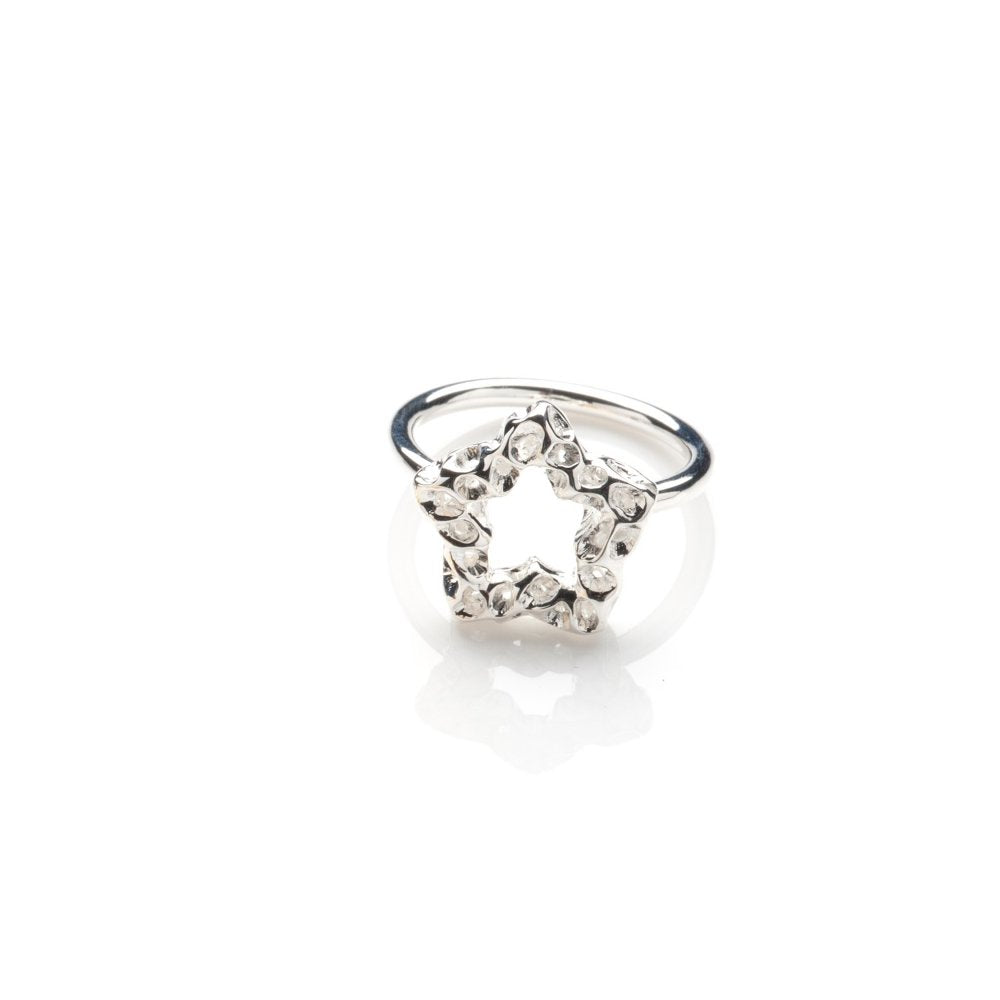 Allegro Star Silver Ring