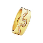 Yellow Gold Fusion Diamond 1371 End Ring