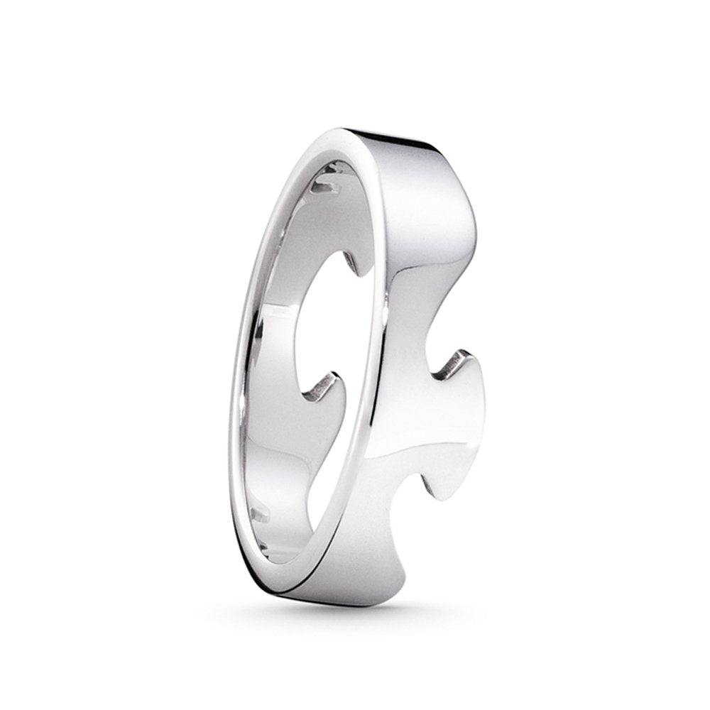 18ct White Gold Fusion 1367A End Ring