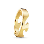 18ct Yellow Gold Fusion End Ring 1367B