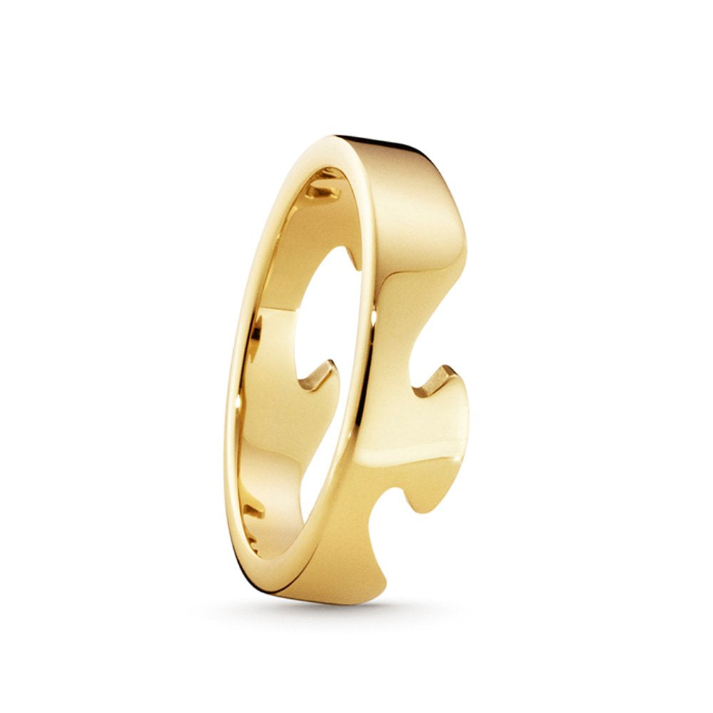 18ct Yellow Gold Fusion End Ring 1367B