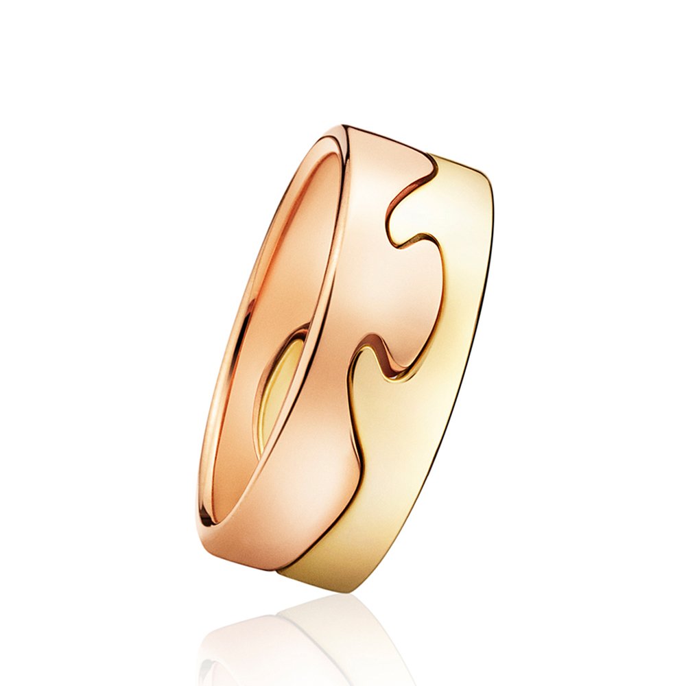 18ct Rose Gold Fusion End Ring 1367C