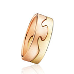 18ct Rose Gold Fusion End Ring 1367C