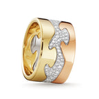 Fusion 18ct White Gold Diamond Centre Ring
