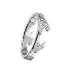 18ct White Gold Diamond Fusion End Ring 1367