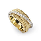 Il Cairo 18ct Yellow Gold Diamond Set Ring 0.23ct