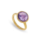 Jaipur 18ct Yellow Gold Amethyst Ring