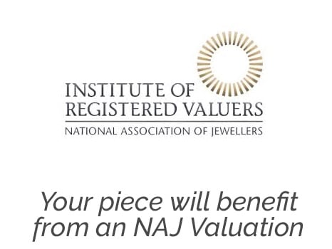 Institute of Registered Valuers and National Association of Jewellers logo