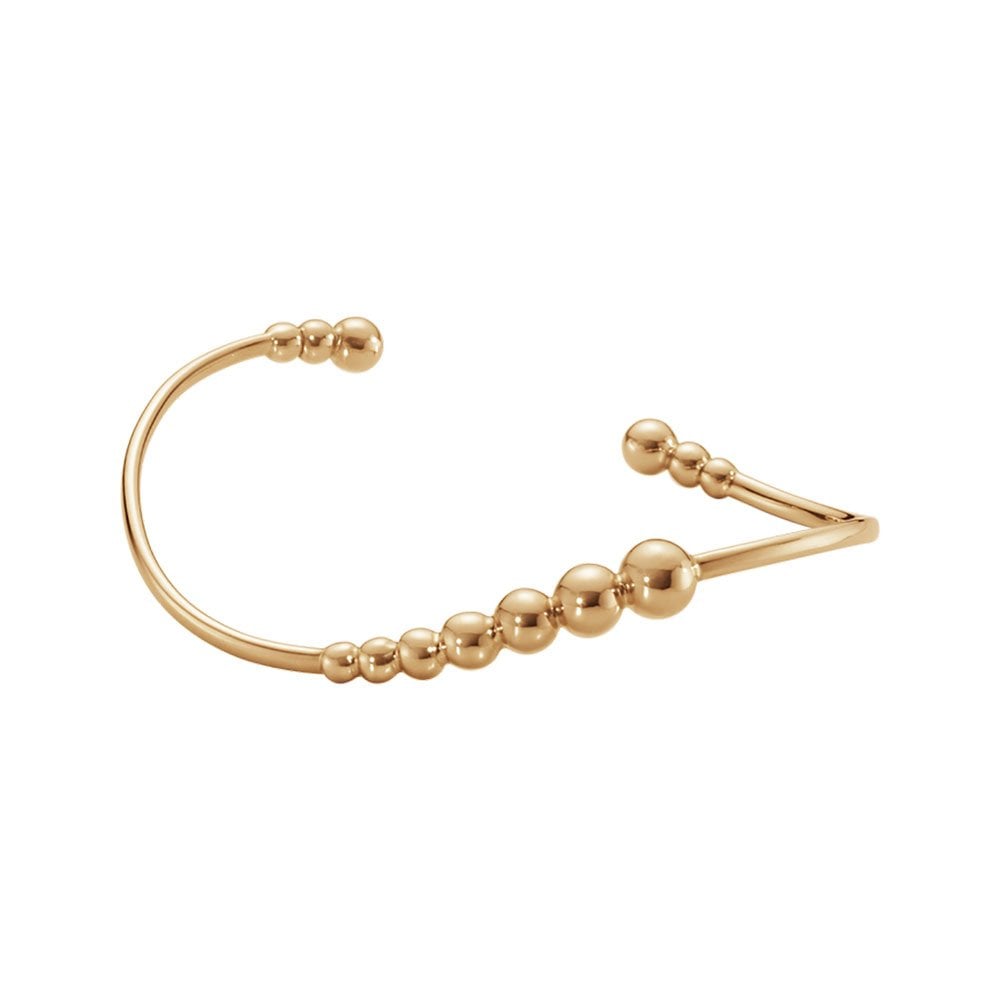 18ct Rose Gold Moonlight Grapes Open Bangle