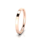 18ct Rose Gold Profile B Wedding Ring