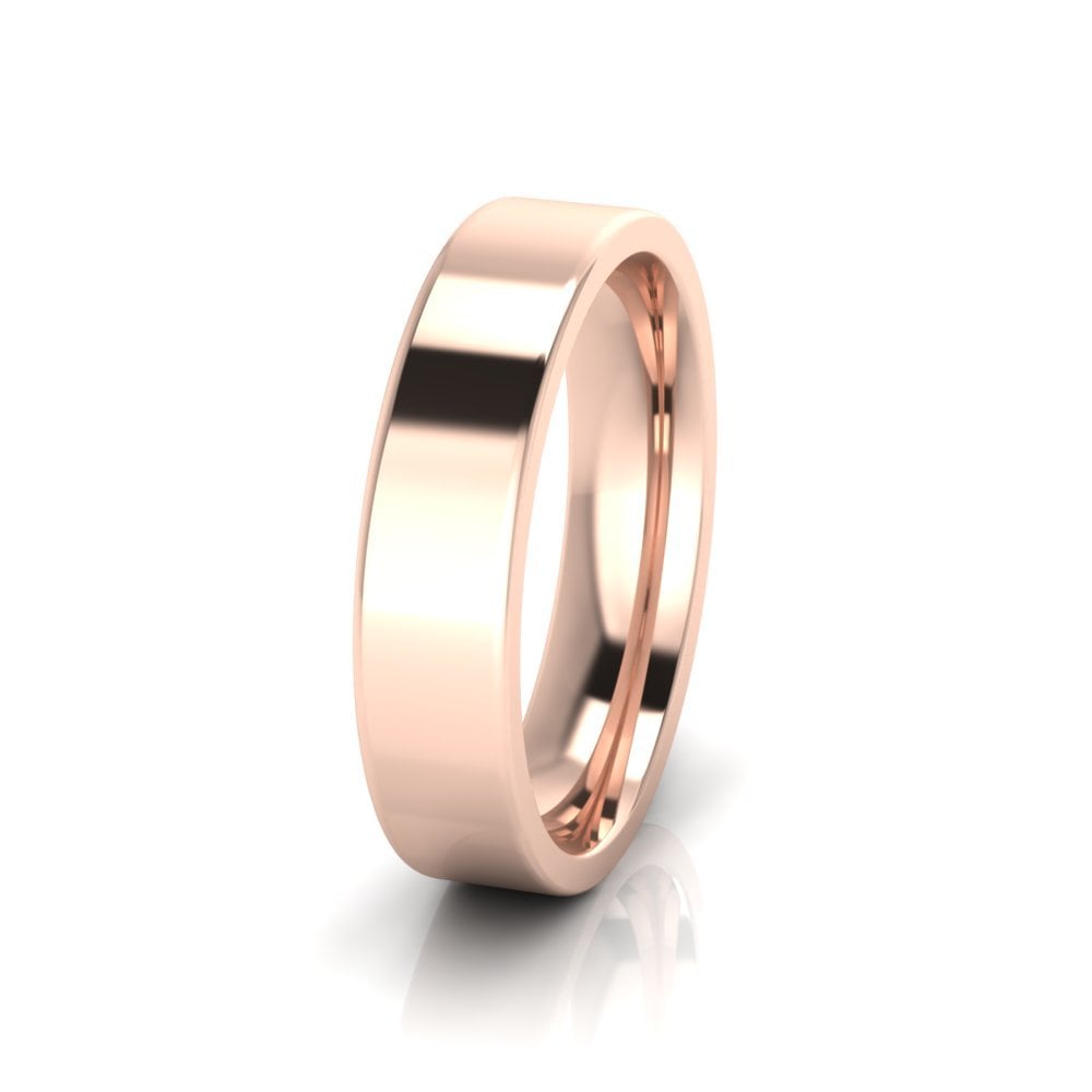 18ct Rose Gold Profile B Wedding Ring