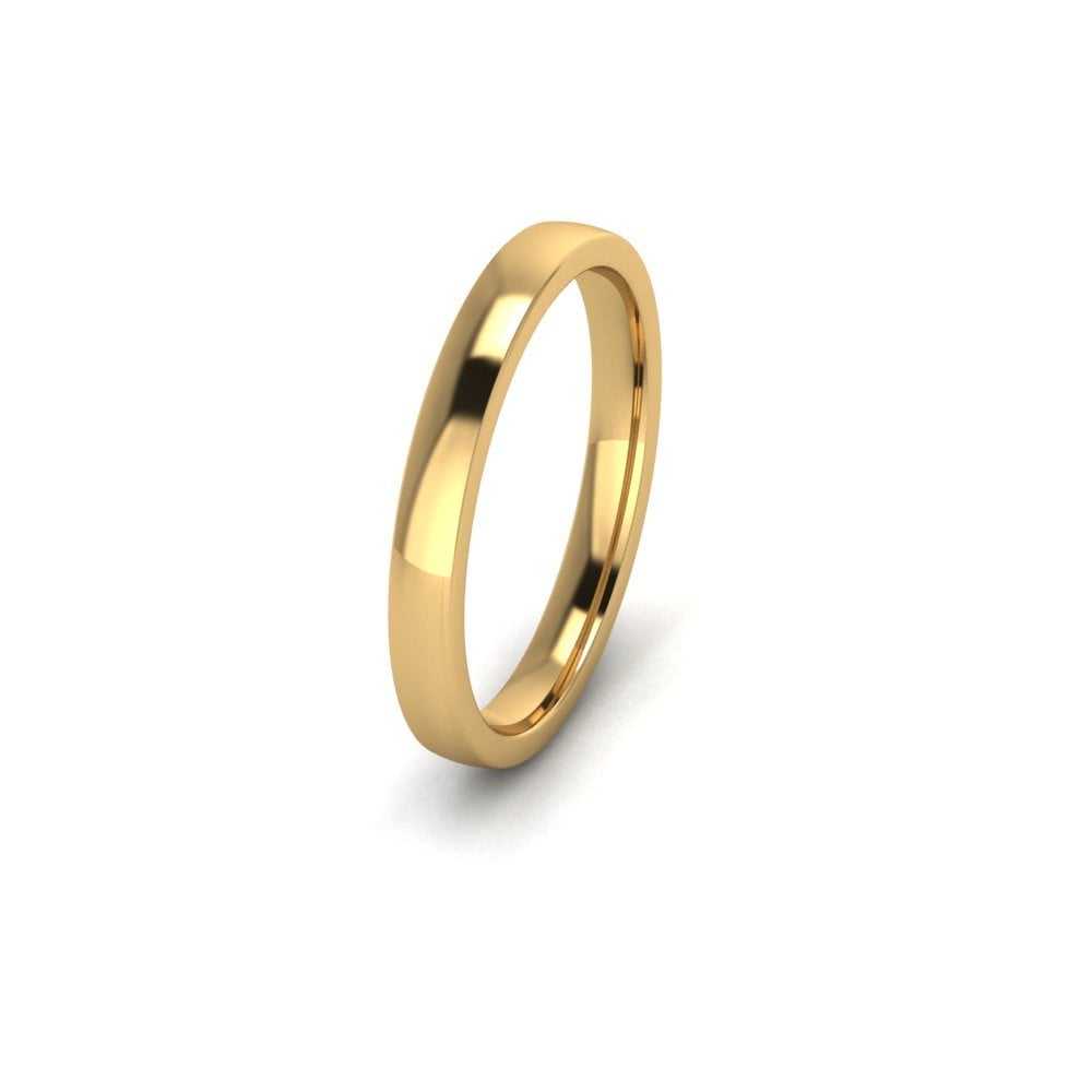 18ct Yellow Gold Profile C Wedding Ring