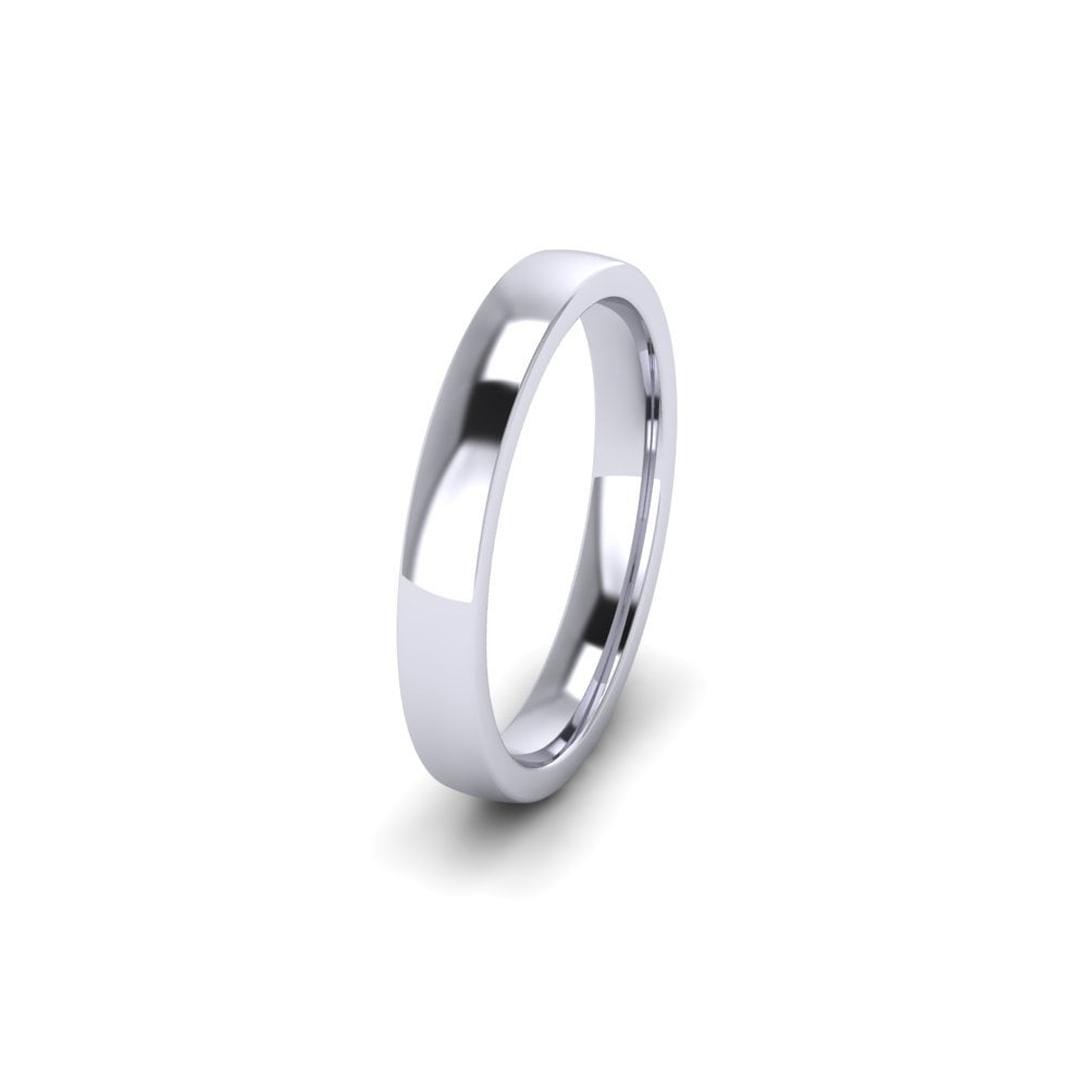 18ct White Gold Profile C Wedding Ring