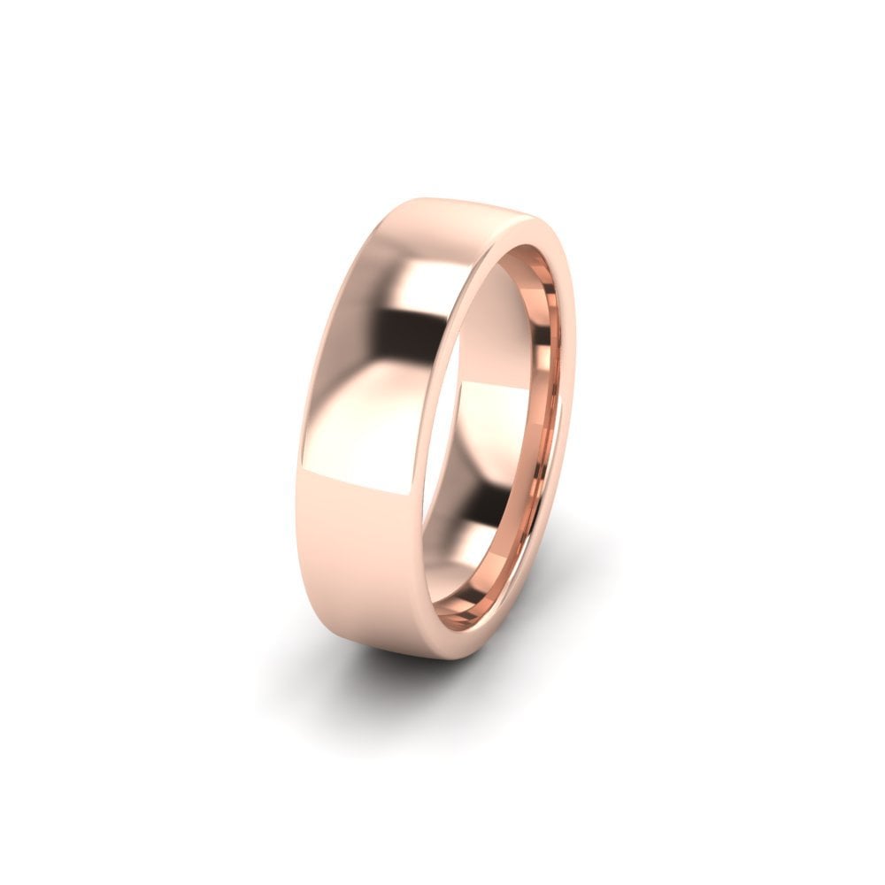 18ct Rose Gold Profile C Wedding Ring