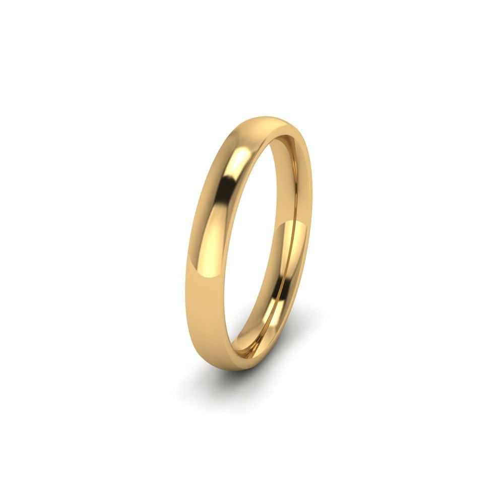 18ct Yellow Gold Profile D Wedding Ring