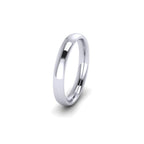 18ct White Gold Profile D Wedding Ring