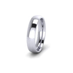 18ct White Gold Profile D Wedding Ring
