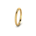 18ct Yellow Gold Profile E Wedding Ring