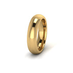18ct Yellow Gold Profile E Wedding Ring