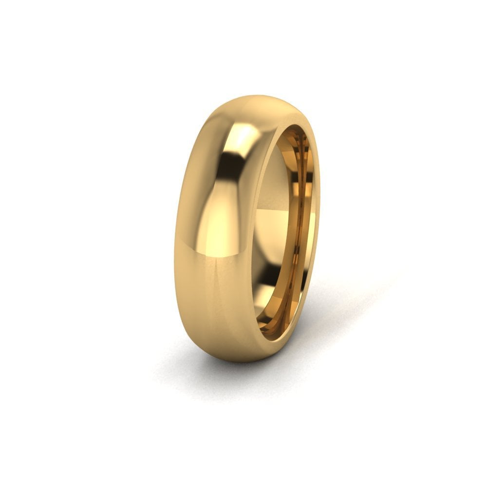 18ct Yellow Gold Profile E Wedding Ring