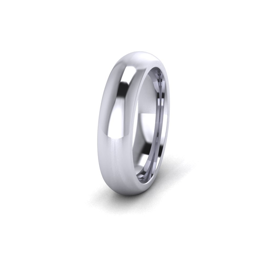 Platinum Profile E Wedding Ring