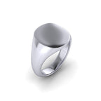 Men's Cushion Signet Ring