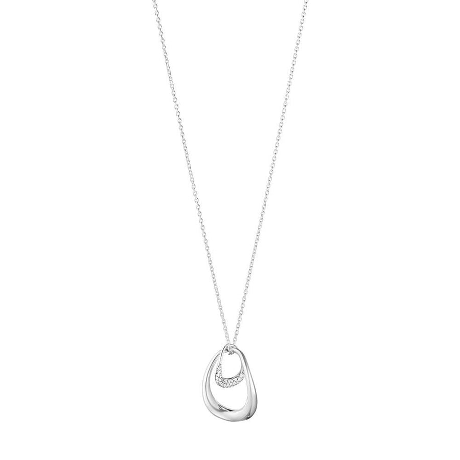 Offspring Sterling Silver Diamond Pendant