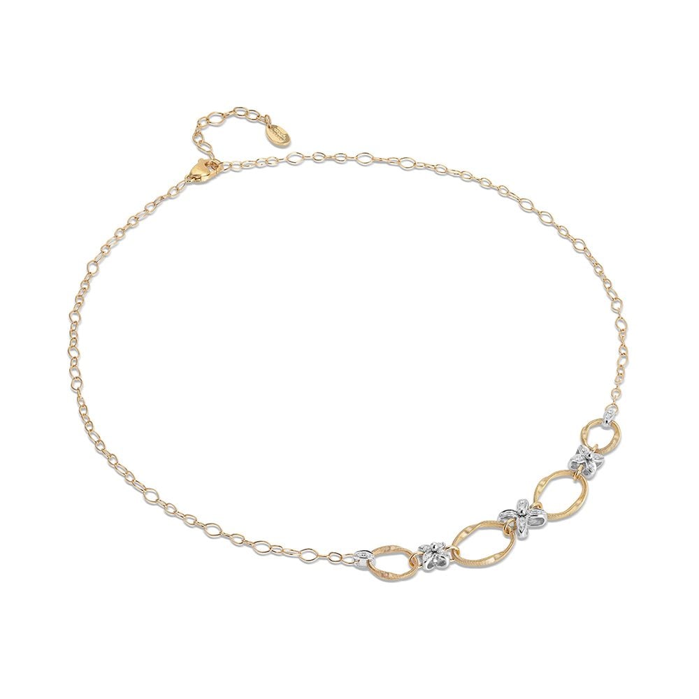 18ct Yellow Gold & Diamond Necklace