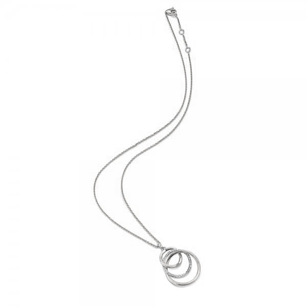 18ct White Gold Links Diamond Necklace