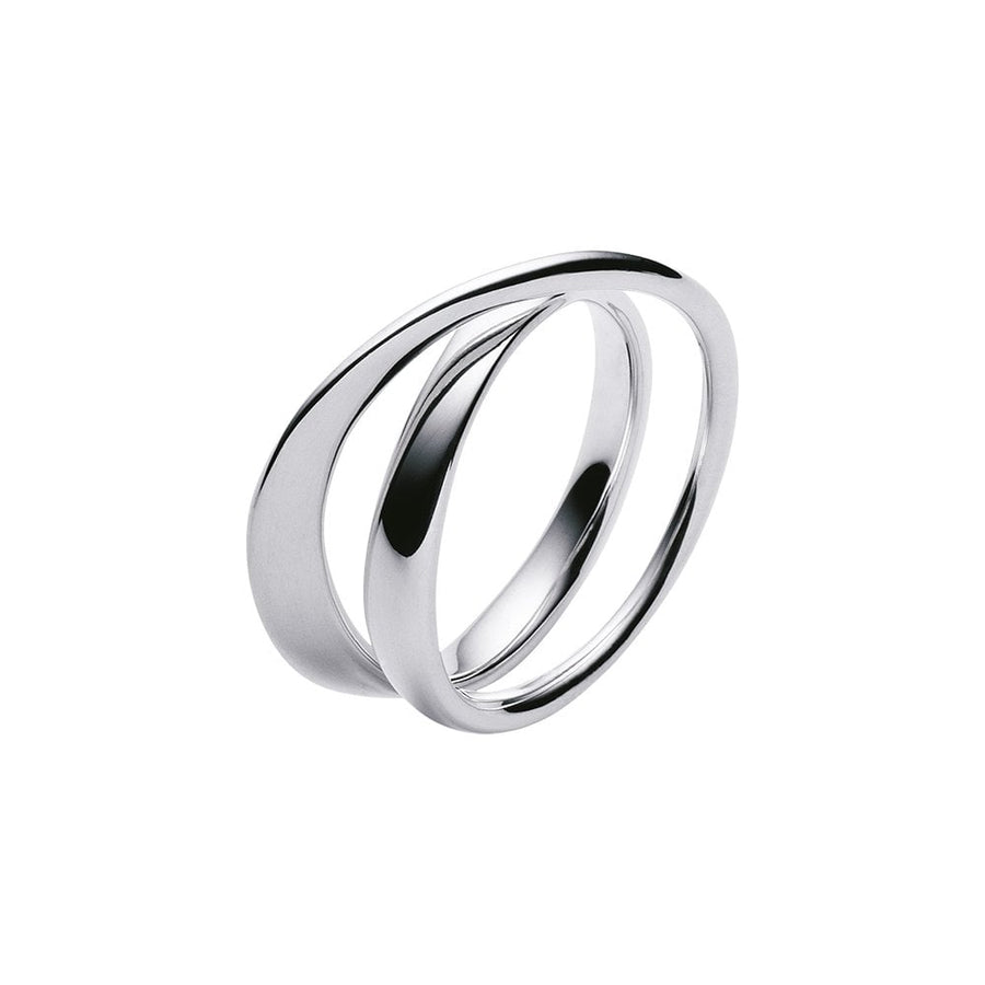 Möbius Sterling Silver Double Twist Ring