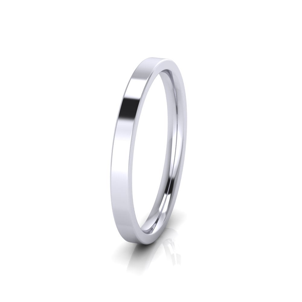 Platinum Profile B Wedding Ring