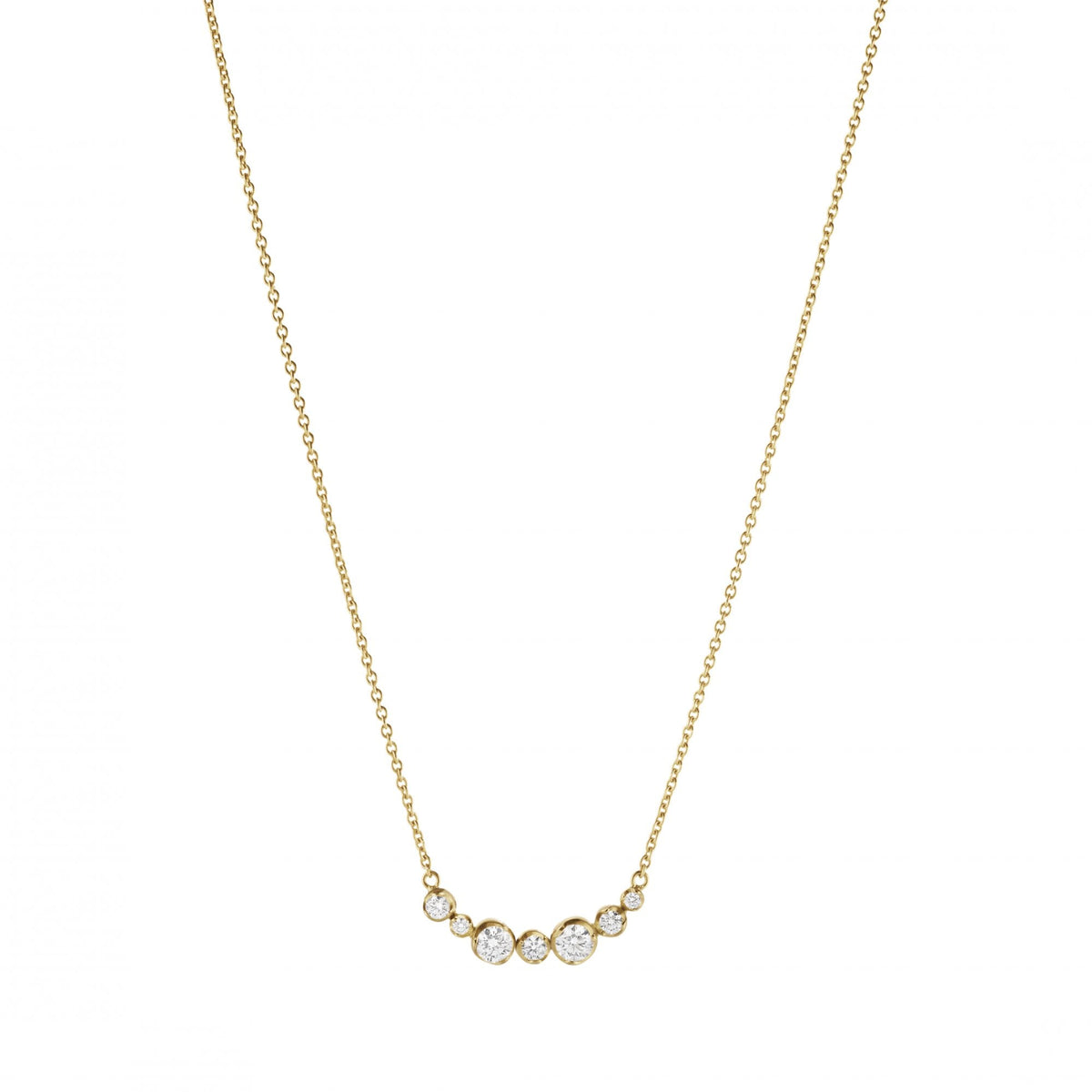 GEORG JENSEN SIGNATURE DIAMONDS, 18ct Yellow Gold Pendant 1652D YG