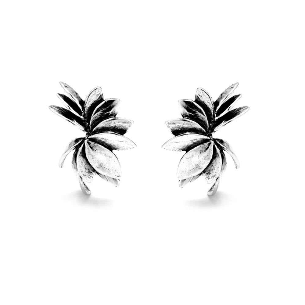 GIOVANNI RASPINI Skin Silver Earrings
