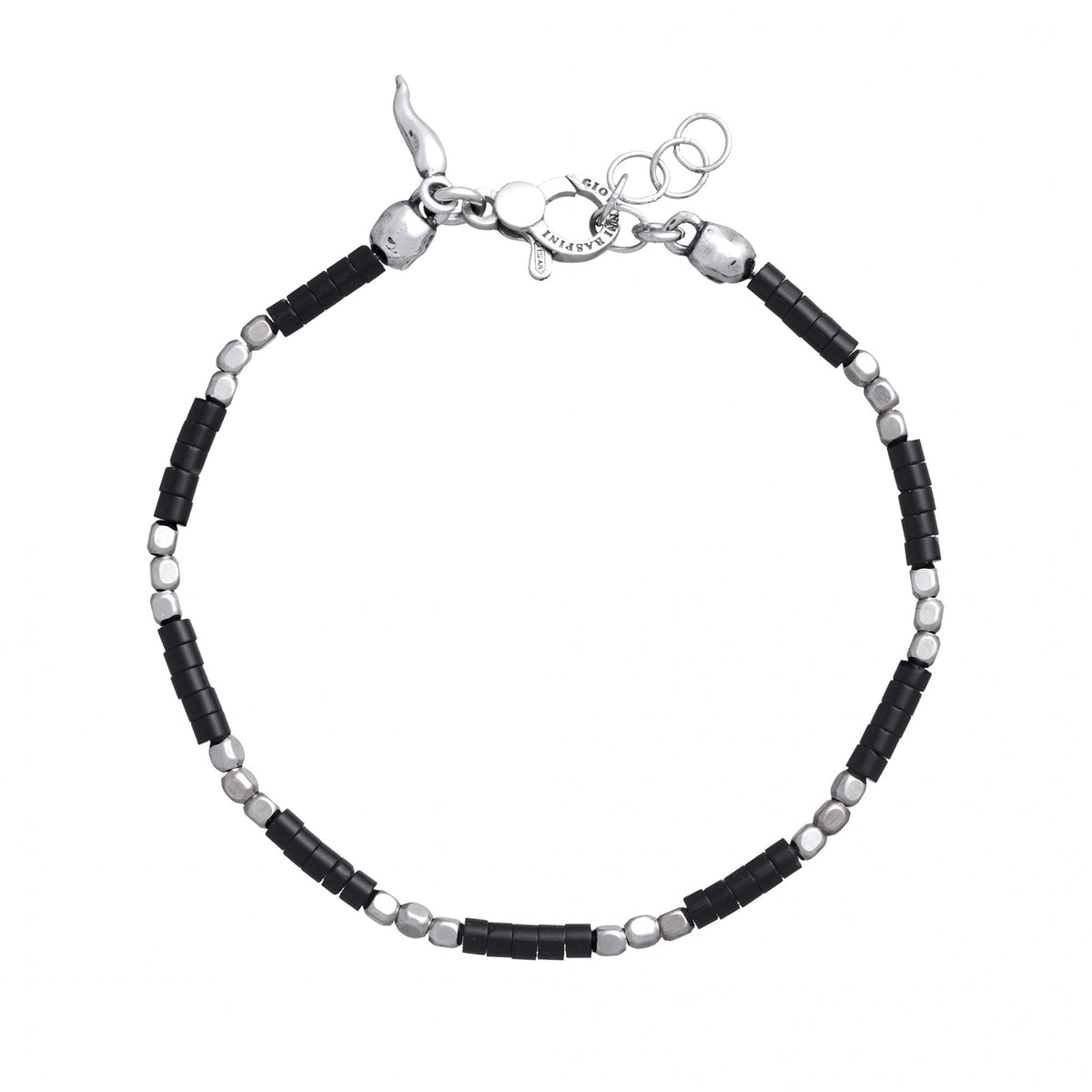 Giovanni Raspini Onyx And Cubes Bracelet