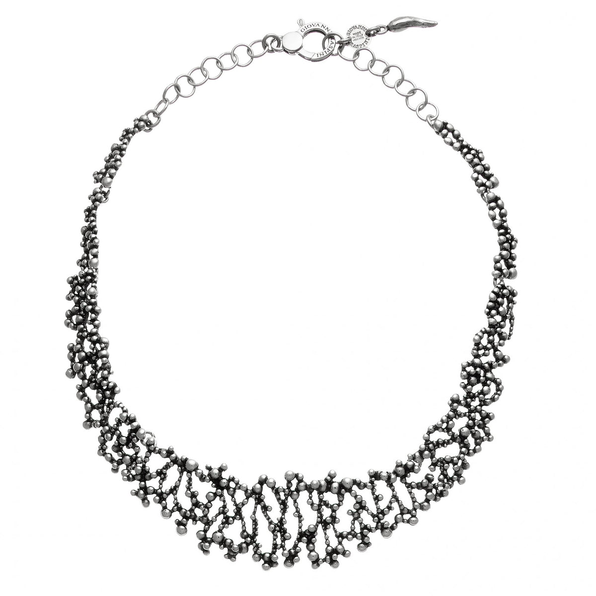 Giovanni Raspini Perlage Silver Necklace