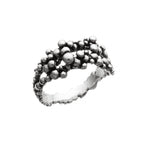Giovanni Raspini Perlage Small Silver Ring