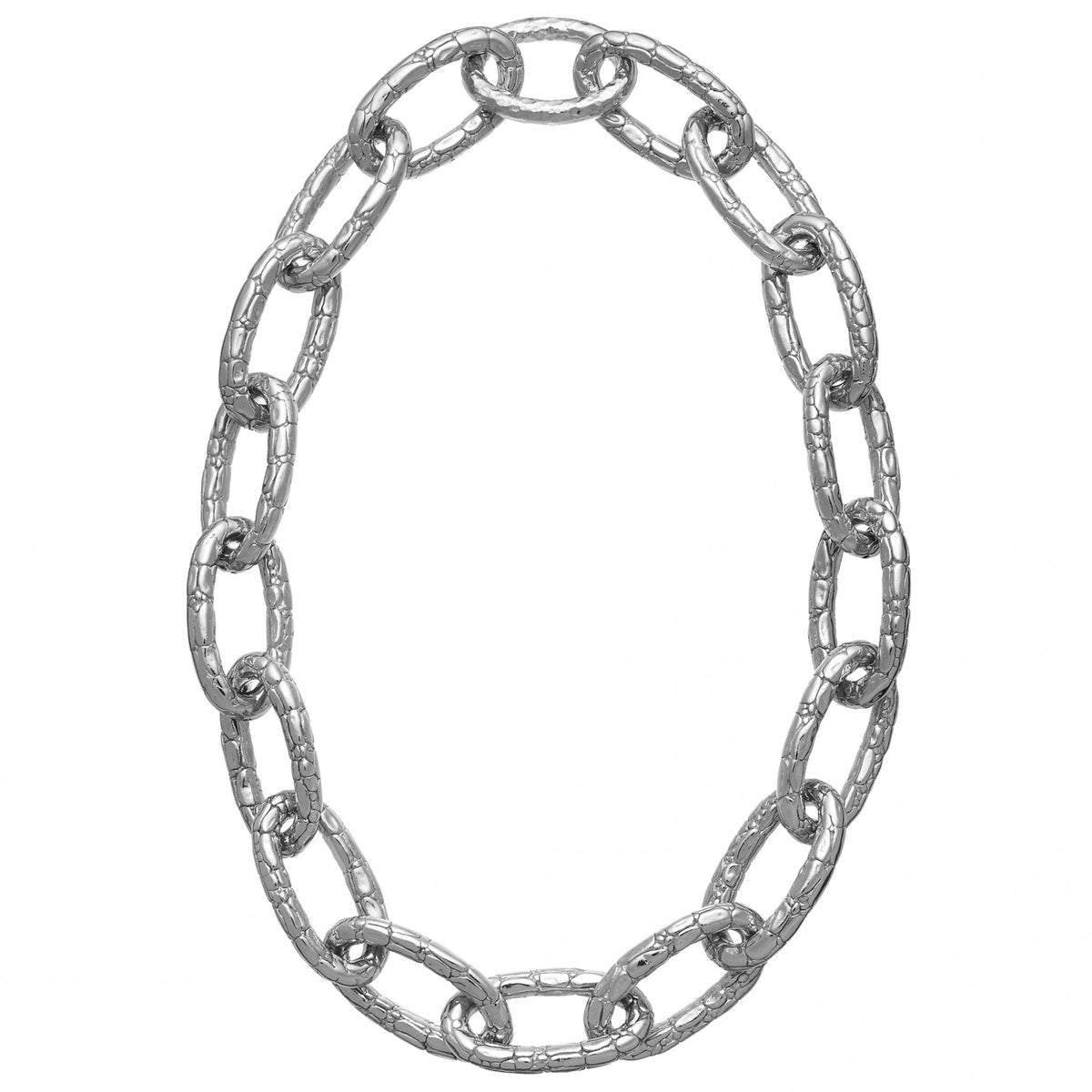 Giovanni Raspini Crocodile Silver Necklace