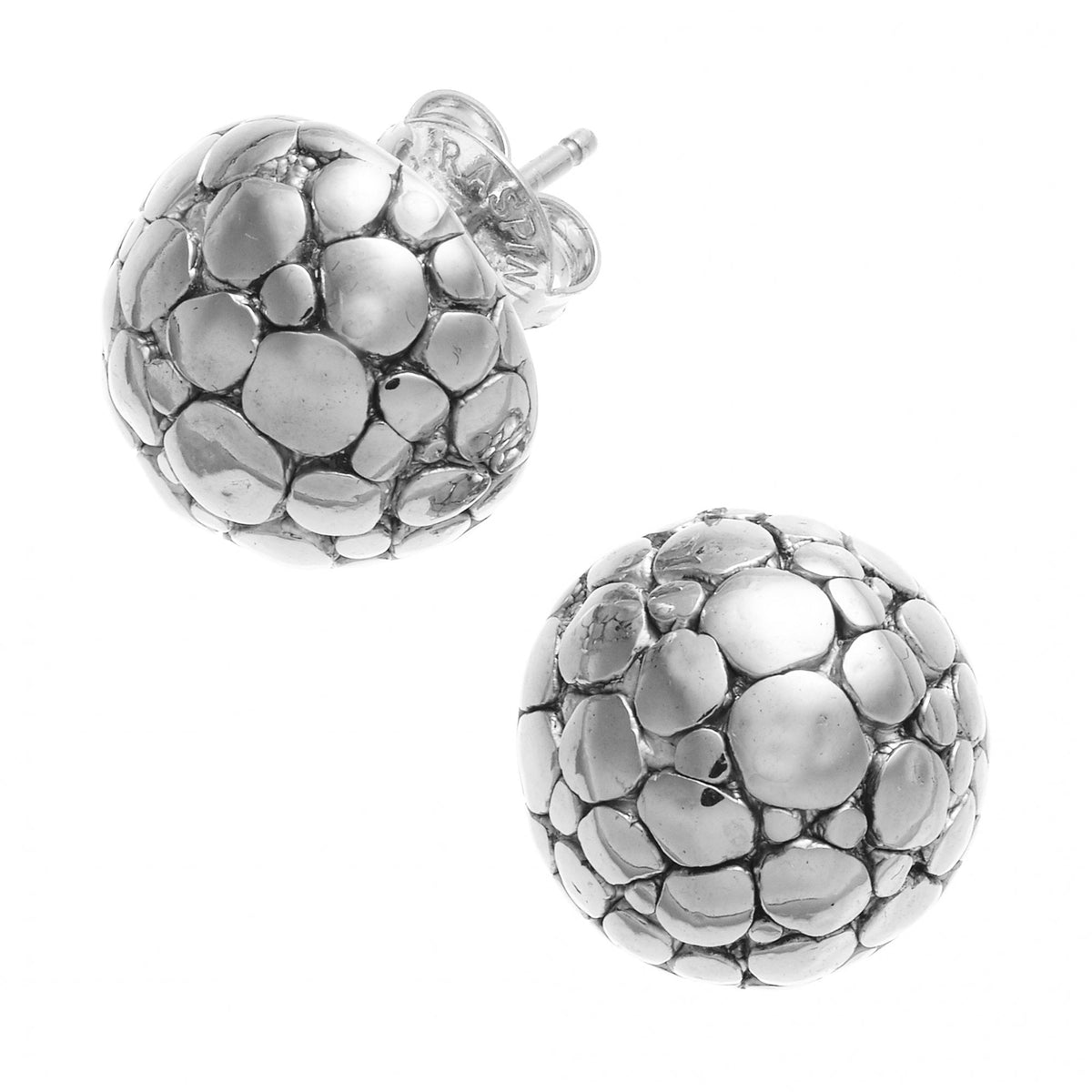 Giovanni Raspini Crocodile Stud Silver Earrings