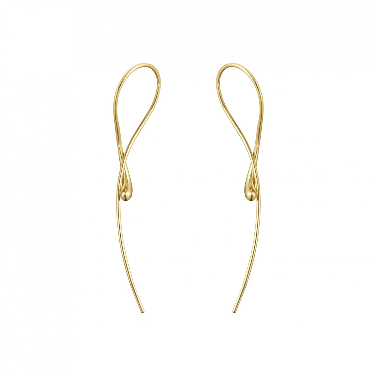 Georg Jensen Mercy Twist Earrings, 18ct Yellow Gold