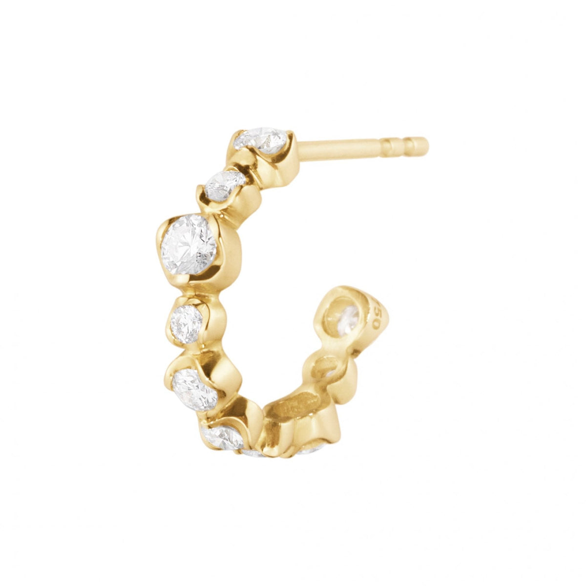 Georg Jensen Signature Diamonds Earhoop, Single