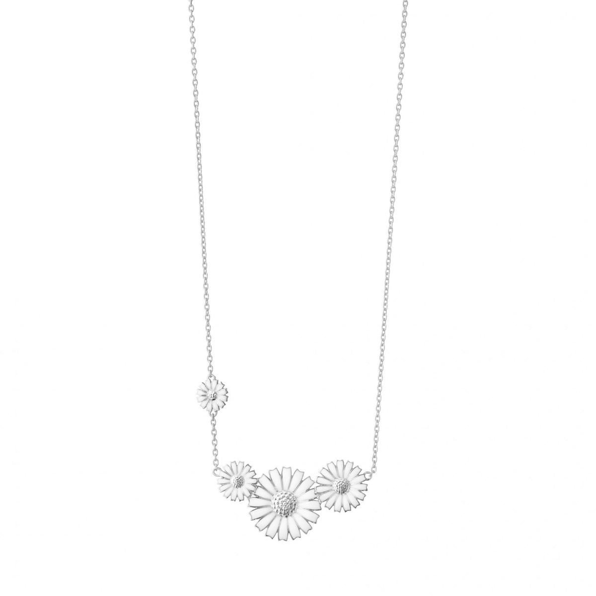 Georg Jensen Four Flower Daisy Necklace