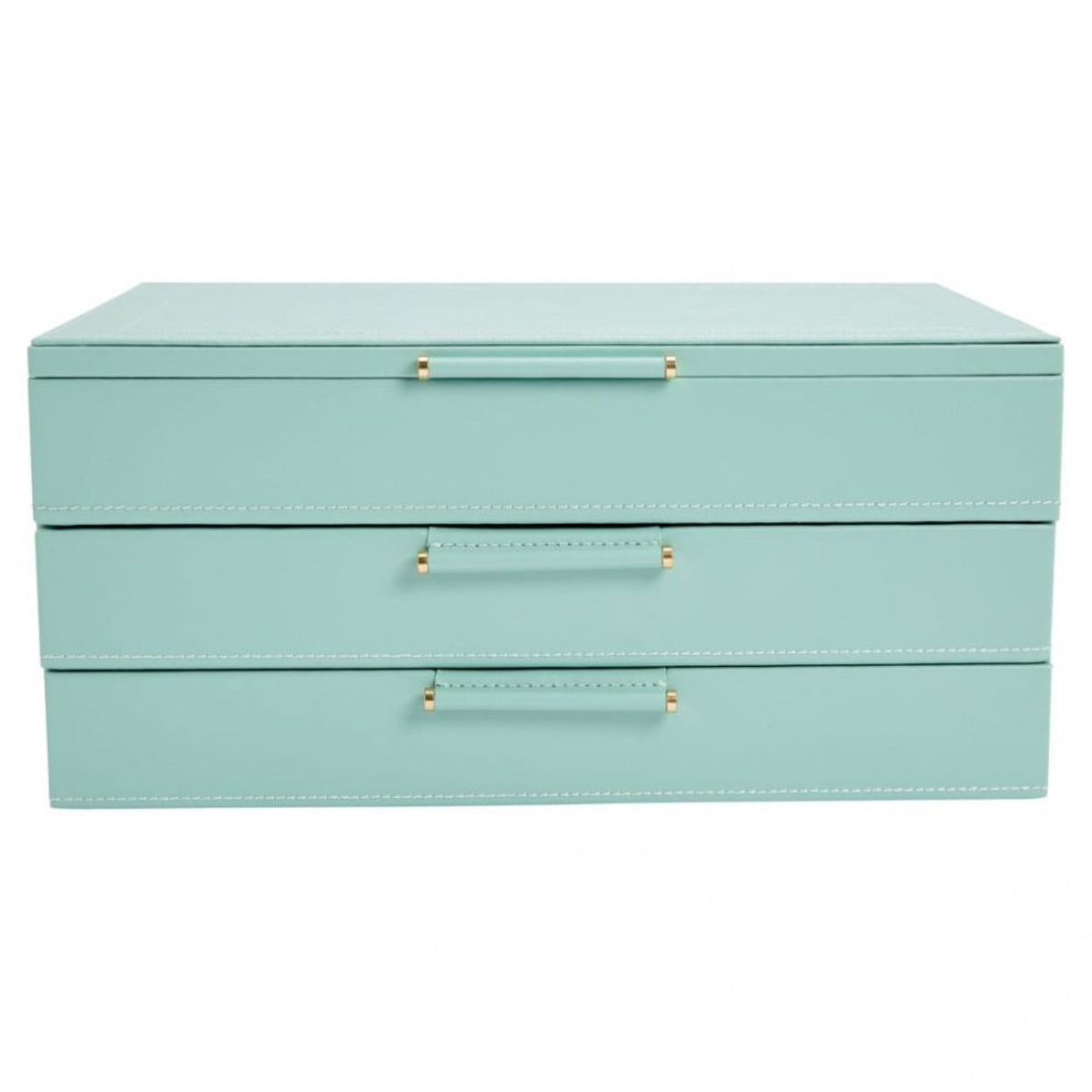 Sophia Jewellery Box with Drawers, Jade