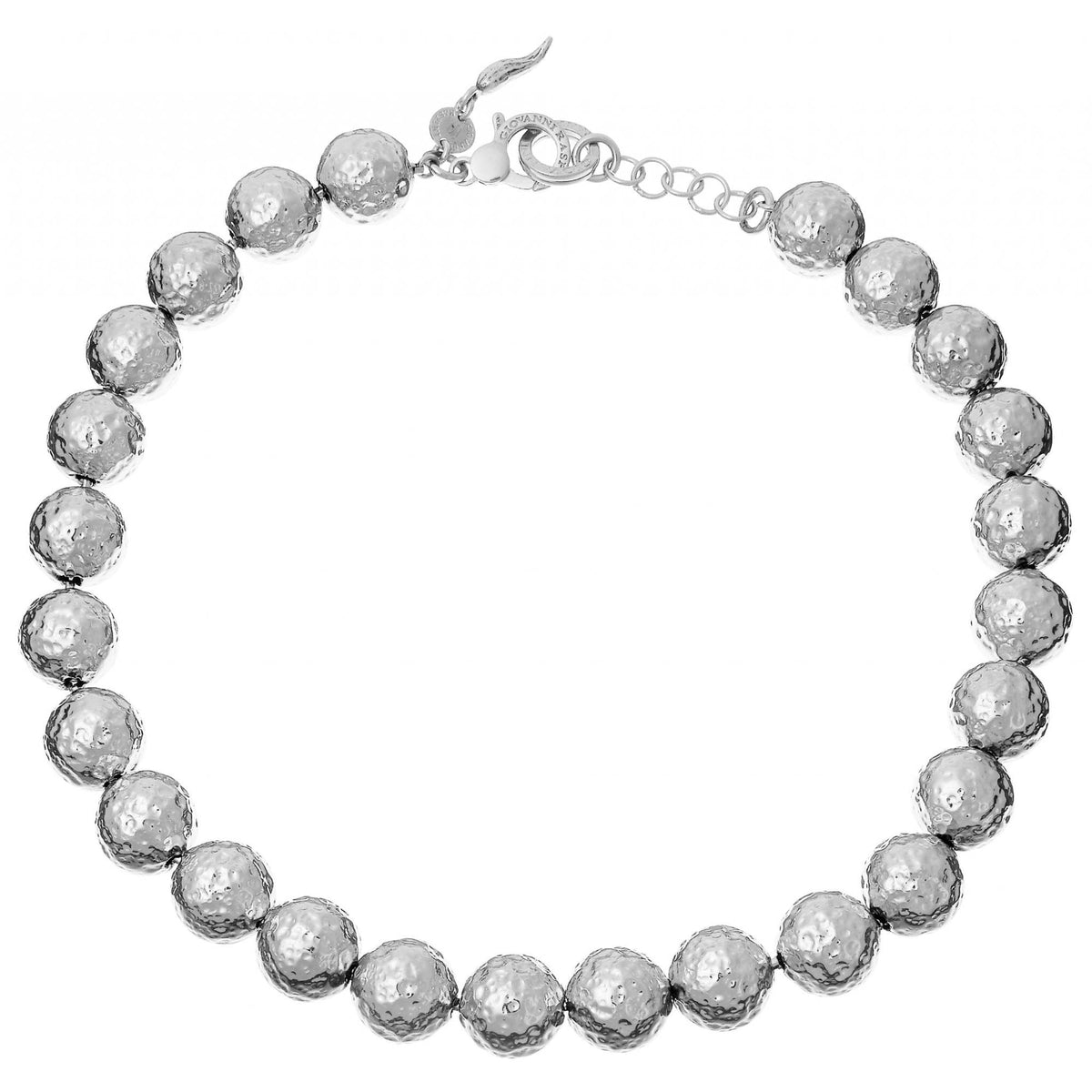 Super Bowl Big Necklace, Sterling Silver