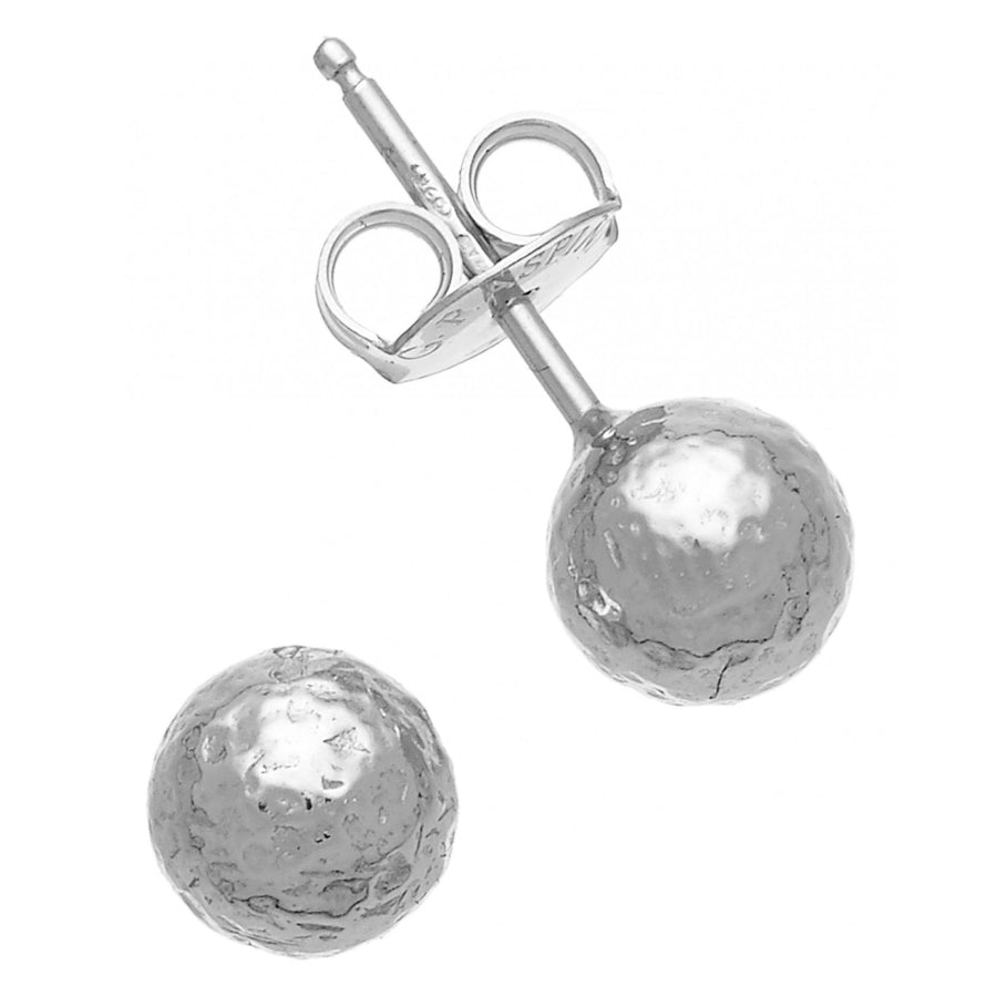Mini Bowl Earrings, Sterling Silver