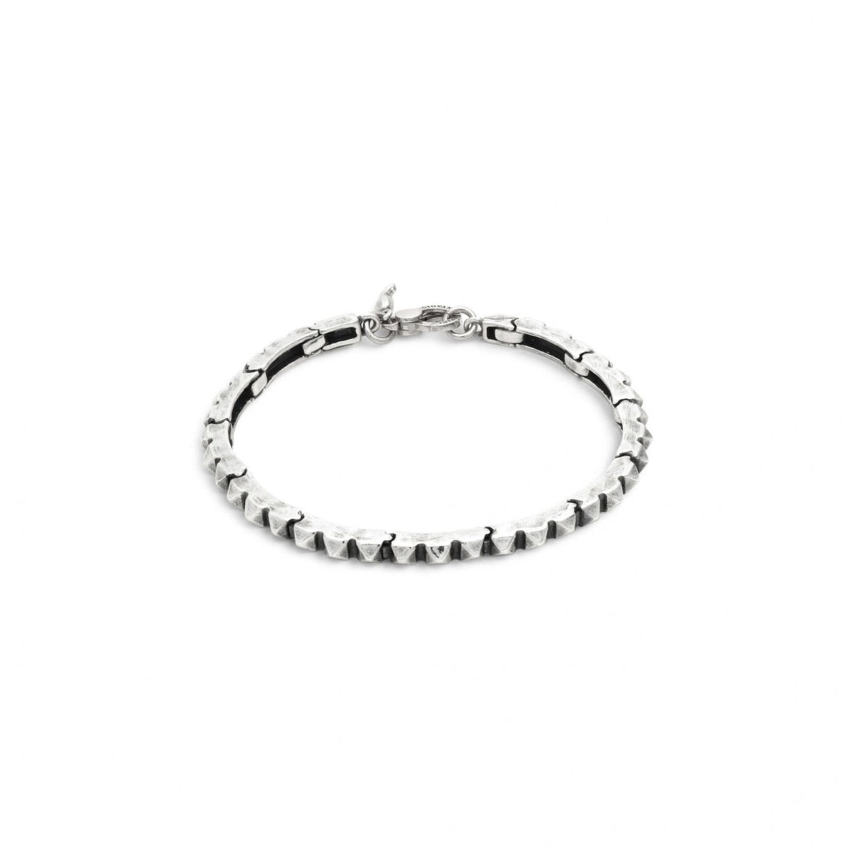 Sterling Silver Studded Small Bracelet