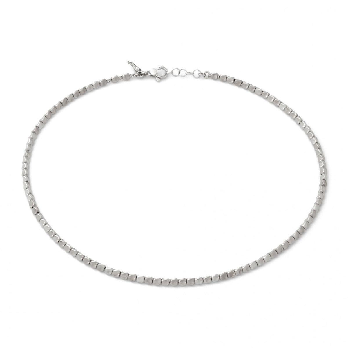 Sterling Silver Nugget Necklace