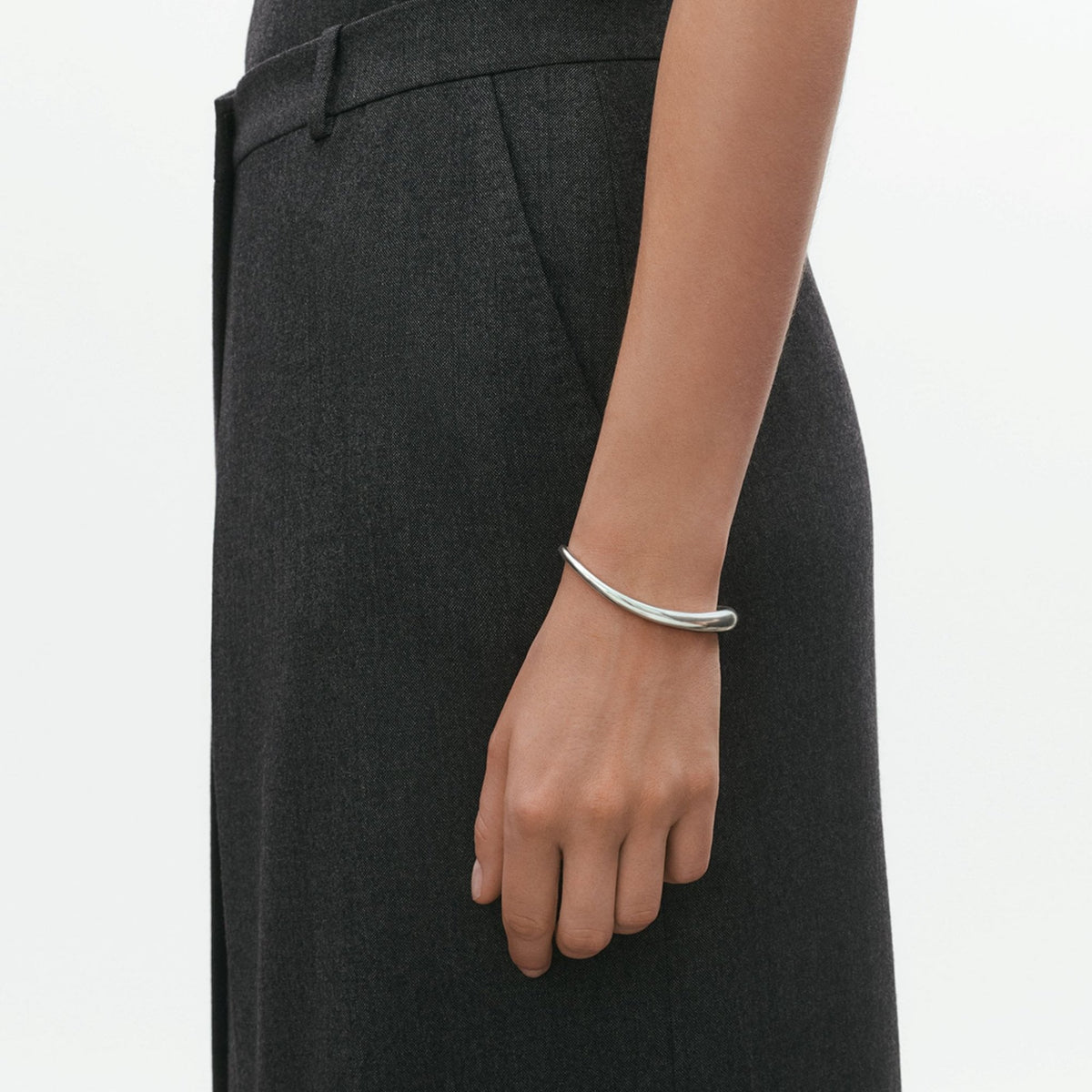 Offspring Sterling Silver Open Bangle