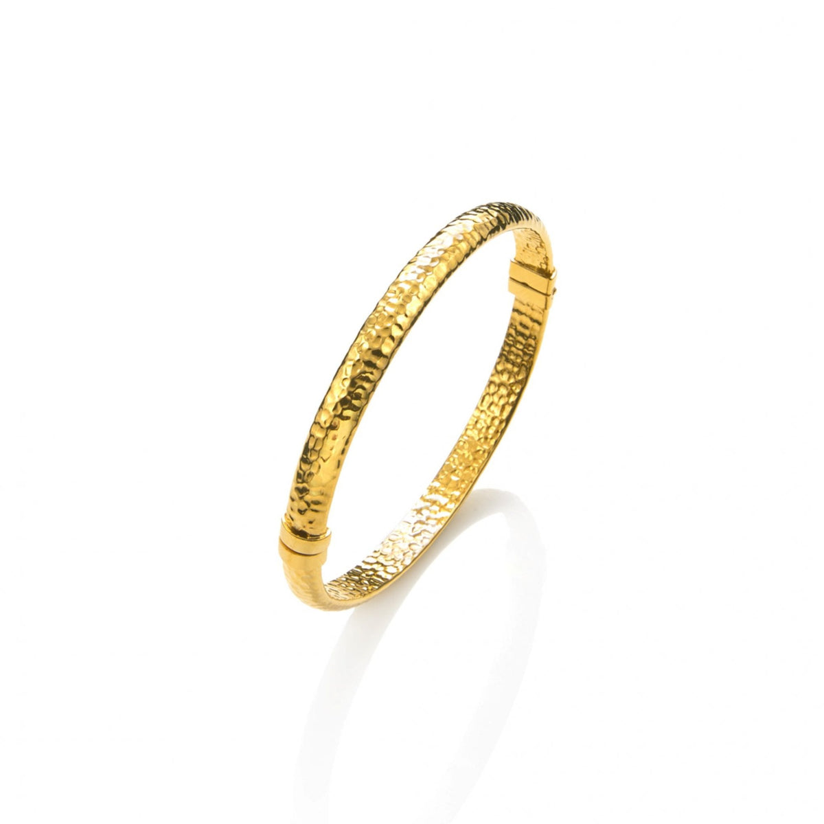 Moon Rock Small Bangle Gold-Plated Sterling Silver