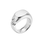 Reflect Signet Ring Sterling Silver