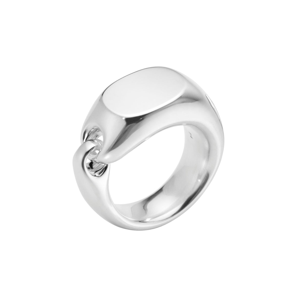 Reflect Signet Ring Sterling Silver